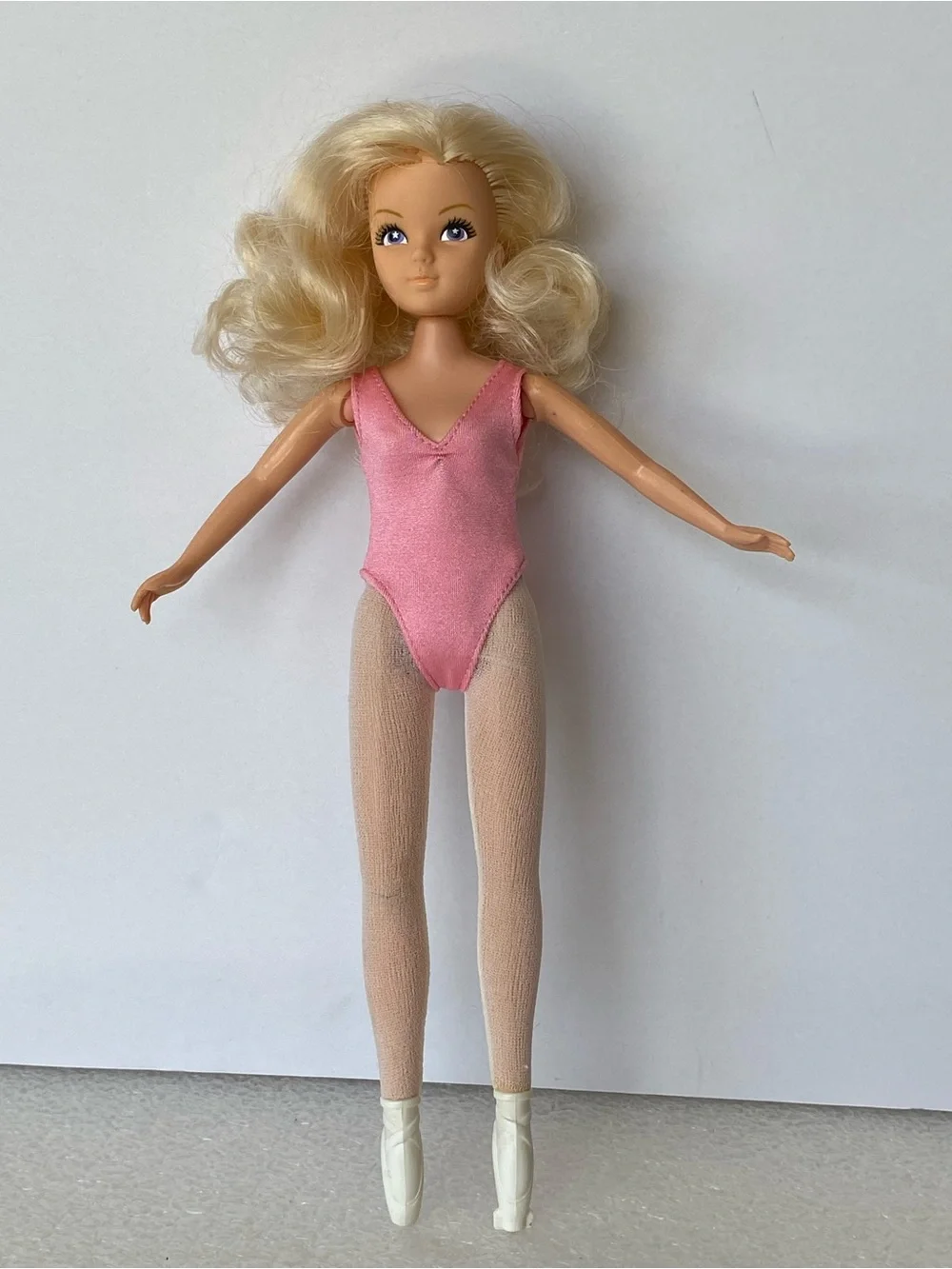 Vintage 1984 TOMY DREAM DANCER Ballerina Fashion Doll Blonde Rooted Hair